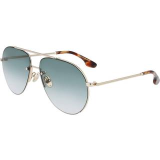 Victoria Beckham Kvinde VB213S 700 Solbriller Metal Guld Pilot