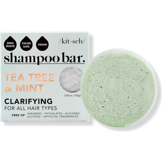 KITSCH - SHAMPOO BAR M. TEA TREE OIL & MYNTE - DYBDERENS & ANTI-BAKTERIEL - Shampoo Bar - KITSCH - StudioBuus
