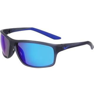 Nike Unisex NIKE ADRENALINE 22 M DV2155 021 Solbriller Plast Grå Blå Firkantet Spejlet