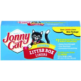 Jonny Cat Cat Litter Box Liners 5 / Box (Pack of 6)