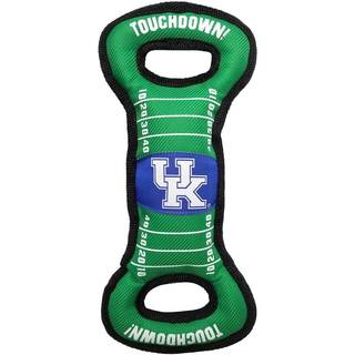 Pets First NCAA Football Field Hundelegetj med Squeaker. - Kentucky Wildcats - til Tug Toss and Fetch. - Hrdt og holdbart PET-legetj