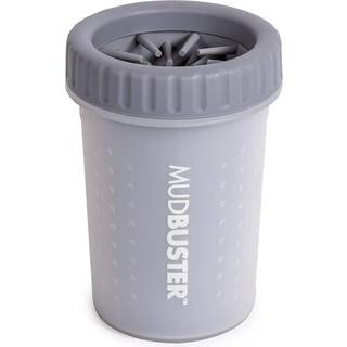 Dexas Medium Mudbuster Portable Dog Paw Washer Light Grey - Premium kvalitet Kæledyrsforsyninger og hunde tilbehør - Rensning af selvrensning sil