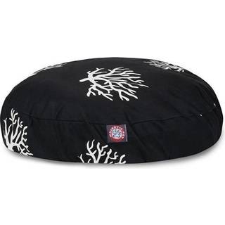 Sort koral lille runde indend?rs udend?rs k?ledyrshundbed med aftagelig vaskbar d?kning af majest?tiske k?ledyrsprodukter