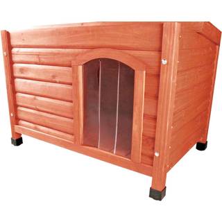 Trixie vinyl hundedrsklap passer til 9,4 x 14,2 tommer trhundehusbning til erstatning for hundedrsgardinklap til hundehuse i tr