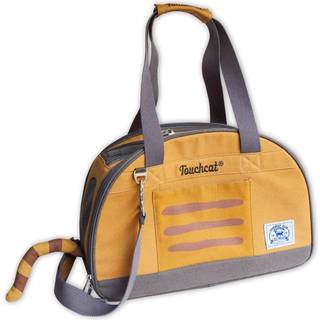 TouchCat 'Tote -tails' designer Airline godkendte foldekatkatten - flyselskabs PET -transportør med designerhale og trimmer