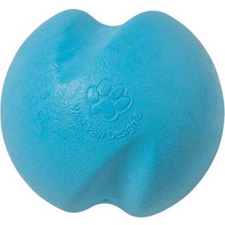 West Paw Zogoflex Jive Ball Dog Chew Leget?j - Bouncing Toys For Dogs Fetch Catch Chewing Play - Boughable Recyclable Balls - Latex -Free Non -gi