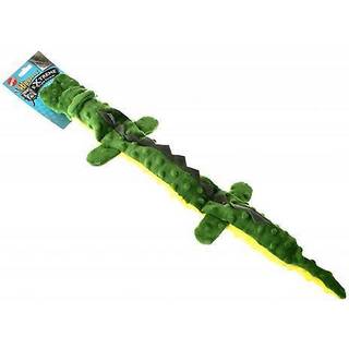 Etisk hunde Skinneez Extreme Triple Squeak Crocodile-Durable Falling-Free Leget?j med Rip-Stop Mesh & 3 Jumbo Squeakers Perfekt til mellemstore t