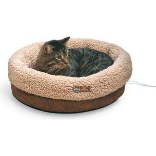 K&H Pet Products Opvarmet termosnuggekopbomber indend?rs opvarmet katteseng opvarmet k?ledyr seng til indend?rs katte og sm? hunde termisk opvarm
