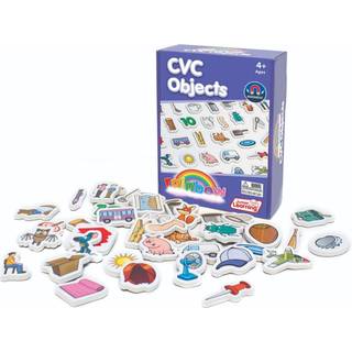 Junior Learning Rainbow CVC Objekter Magnetisk skum sæt 40 ??stykker i alderen 4-5 fonetik pre k-k