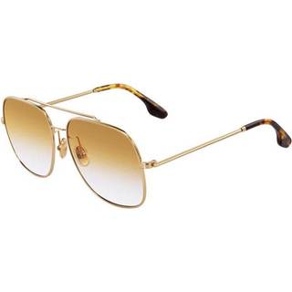 Victoria Beckham Kvinde VB215S 723 Solbriller Metal Guld Gul Pilot