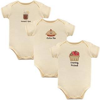 R?rt af naturen unisex baby organiske bomuld bodysuits jordb?r 18-24 m?neder