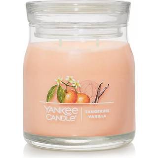 Yankee Candle Tangerine & Vanilla Duftende signatur 13oz Medium krukke 2-wick stearinlys over 35 timers forbr?ndingstid