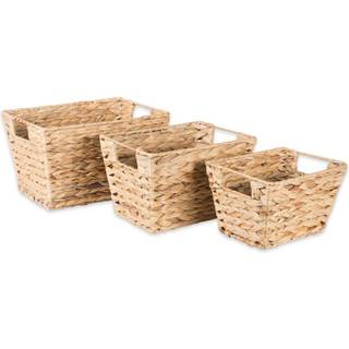 Dii Hyacinth Collection Storage Baskets Small Set Assorterede st?rrelser Naturligt 3 -stykke