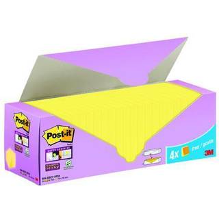 Post-it SS Notes | Gul | 76x76 mm | 24 blokke