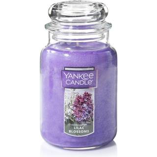 Yankee Candle Lilac Blossoms Duftende klassiske 22 oz store krukke Enkelt vejse lys over 110 timers forbr?ndingstid perfekt til gave sammenkomste