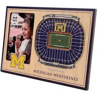 Youthefan NCAA Michigan Wolverines 3D Stadiumview Picture Frame - Michigan Stadium 12 """" X 8 """"
