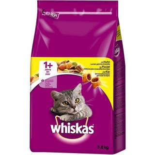 Whiskas 1+ tørfoder med kylling 37.28 DKK/1 kg