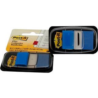 Post-it indexfaner 25x43mm blå