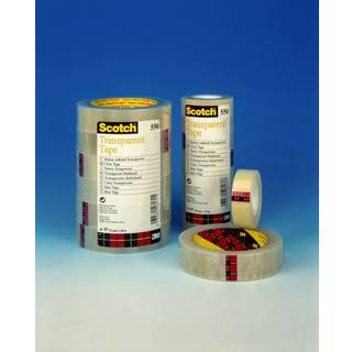 Tape Scotch 550 19mmx33m klar, 3M 7100029278, 8stk