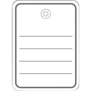 HERMA Merchandise tag - name badge labels - 1000 label(s) - 48 x 65 mm