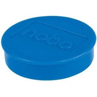 Nobo whiteboard magneter Ø38 mm, blå, 10 stk.