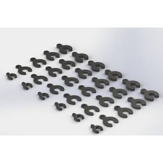 Arrma - AR330366 - Composite Spacer Set Nero