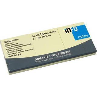 inFO Haftnotiz Gelb 3x100 Blatt