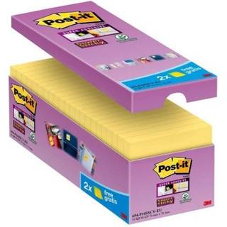 3M Post-it Super Sticky 654-P16SSCY-EU