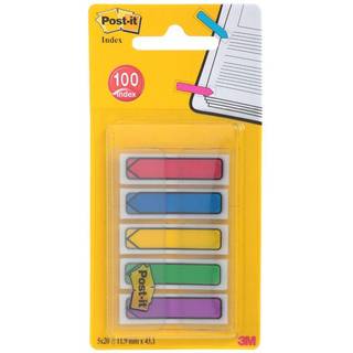 Post-it Indexfaner 11,9x43,1 "pil" (5), 3M 7000038078, 6 pakker