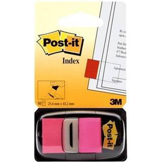 Post-it Indexfaner 25,4x43,2 neon pink, 3M 7100062569, 36 pakker