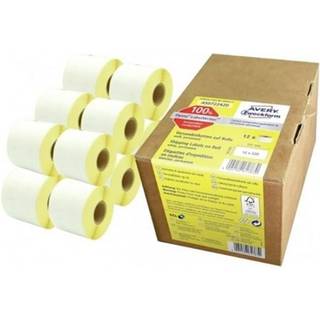 Forsendelsesetiketter, 54x101mm 220stk. 12 ruller Avery AS0722420