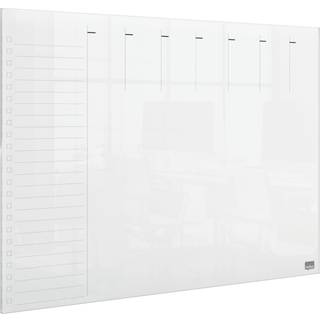 Mini whiteboard planner skrivebord - væg, transp. A3, Nobo 1915615