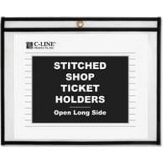 Shop -billetindehavere syede begge sider klar 75 """" 12 x 9 25/bx