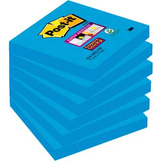 3M Post-it SS-Notes 76x76 blå, 6 stk