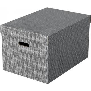 Esselte Home Boks | Large | Grå | 3 stk.