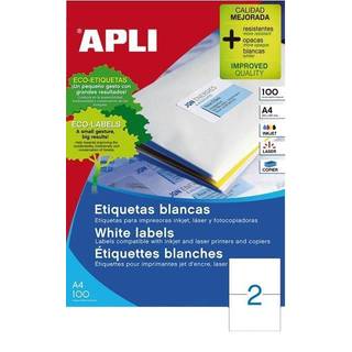 Apli multietiketter 210x148mm hvid