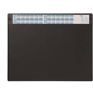 Durable skriveunderlag Deskmat med udskiftelig dækplade sort