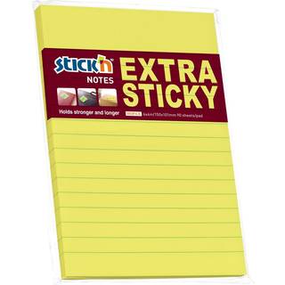 Notes StickÂ´N Extra Sticky gul