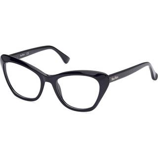 Max Mara Kvinde MM5030 001 Optiske stel Acetat Sort klar Sommerfugl Normal