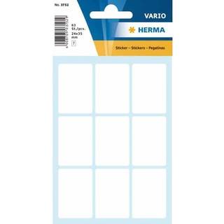 HERMA etiket manuel 24 x 35 hvid mm, 63 stk.