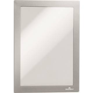 Durable Duraframe A5 selvhæftende lomme sølv