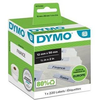 DYMO LabelWriter hængemappe etiketter | 12mm x 50mm | 1 rulle x 220 stk