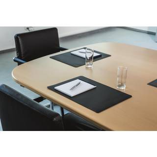 Durable skriveunderlag til mødelokaler 42x30cm mat sort