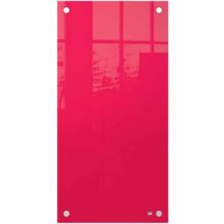 Whiteboard Panel Home glas 30x60cm rød, Nobo 1915605