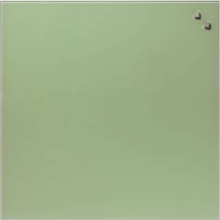 Magnetisk glastavle 45x45 - flere farver (Variant: Retro grøn glastavle)
