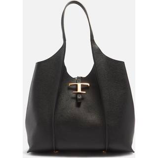 Tod&#39;s Timeless Medium leather tote - black - One Size