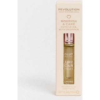 Makeup Revolution Nourish & Care Intensiv behandling til tørre negle og neglebånd Med mandelolie 15 ml - 15 ml