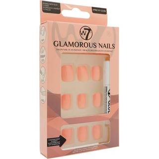 W7 Glamorous Nails Apricot Glow - 24 stk