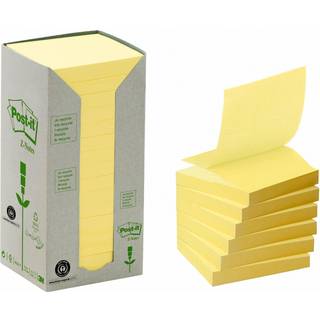3M Post-it Genbrugte Z-Notes - 16-pak