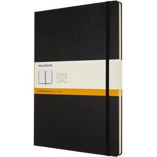Notizbuch liniert Hard Cover schwarz A4 - Schwarz